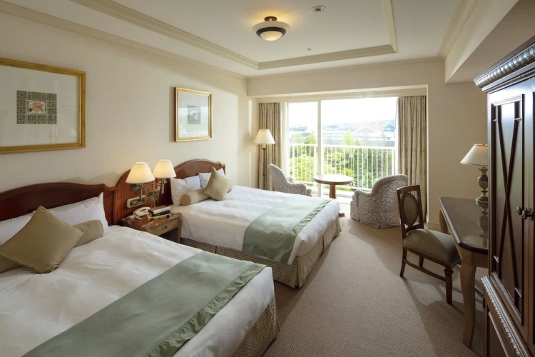 Deluxe Twin room with balcony and with garden view