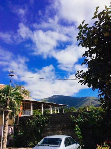 Outside