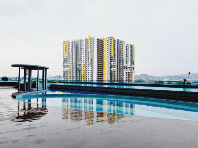 Menara Simfoni 7# with balcony# facing highway