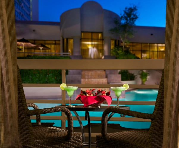 Standard Double room with pool view