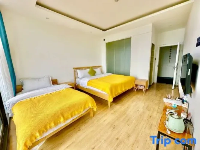 Standard Twin Family room with balcony and with sea view