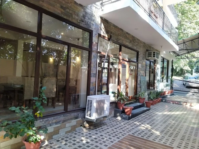 Outside