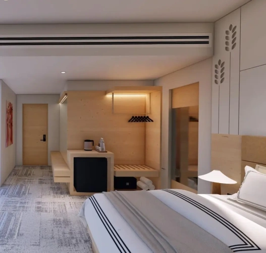 Deluxe Double room with city view