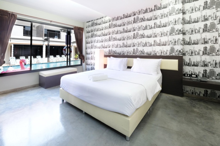 Standard Double room with balcony and with view