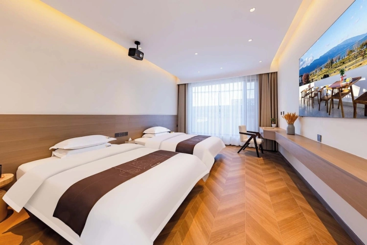 Classic Twin room with courtyard view