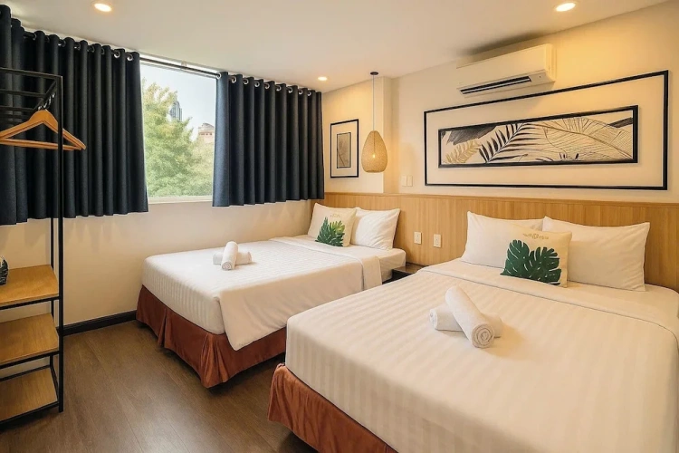 Standard Quadruple Family room with city view