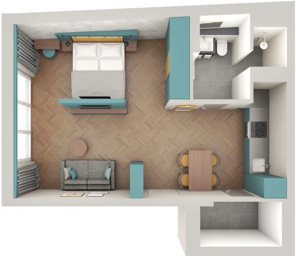 Standard Basement room