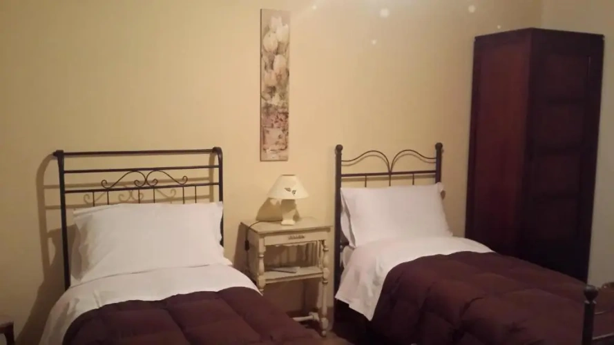 Standard Twin room with balcony and with sea view