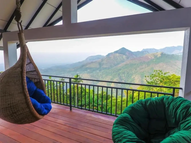 Deluxe room with balcony and with mountain view