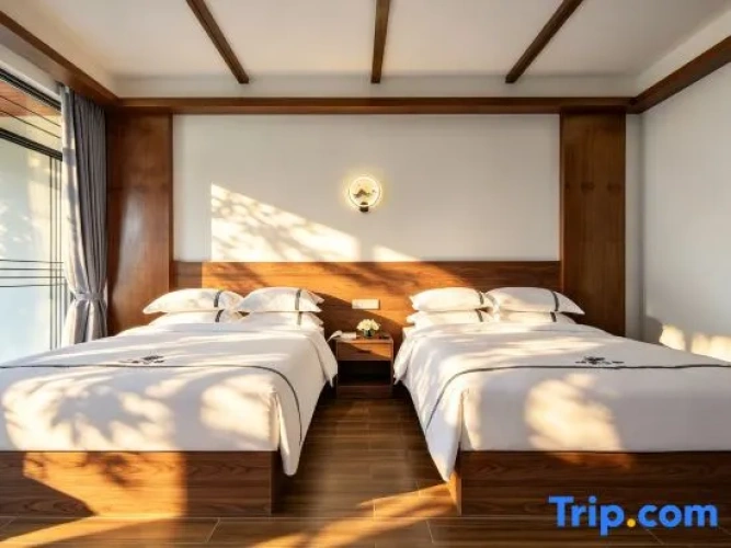 Standard Twin room with balcony and with view