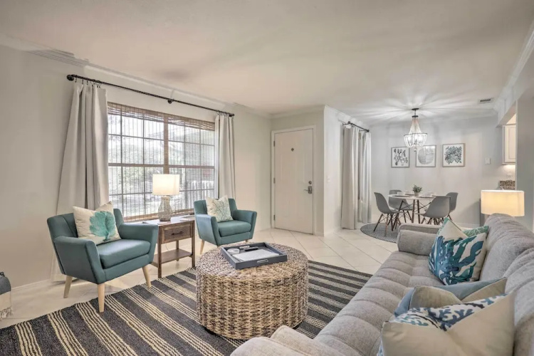 Sunny St Augustine Condo w/ Wifi - Walk to Beach!