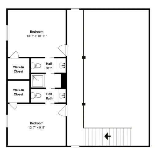 3 Bedrooms Cottage with balcony