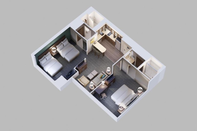 2 Bedrooms Suite