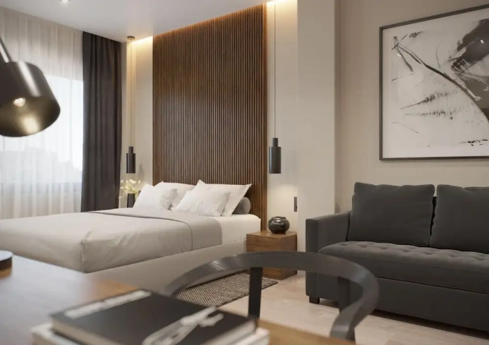 Deluxe Double room with city view