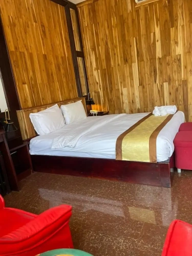 Deluxe Double room with balcony and with garden view