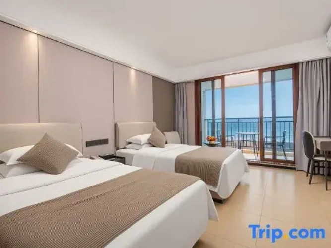 Standard Twin room with balcony and with view