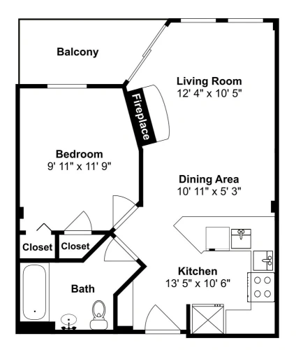 1 Bedroom Premium room with balcony and with view
