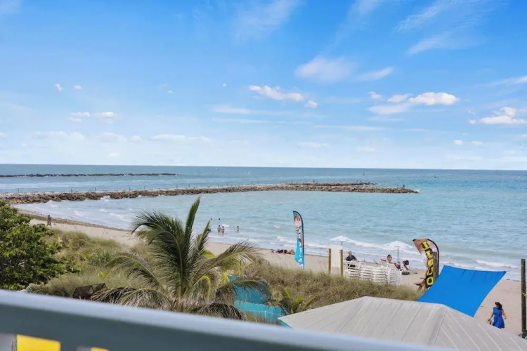 Oceanfront Inn Room #22- Ocean View Balcony, 2 Full Beds