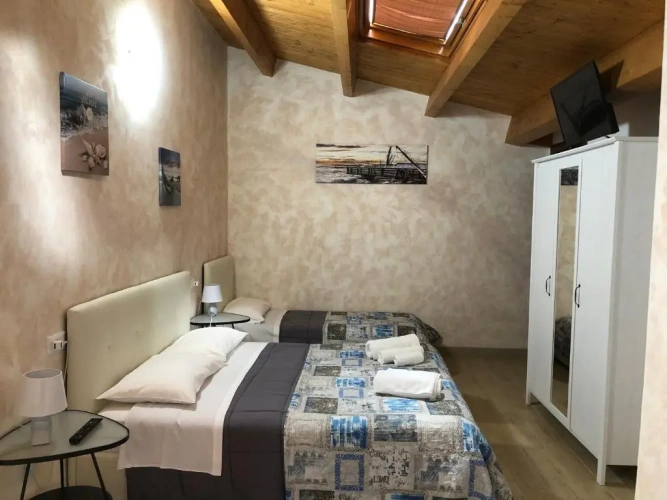 Studio with balcony