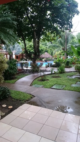 Outside