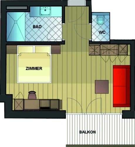 Premium Double room with balcony