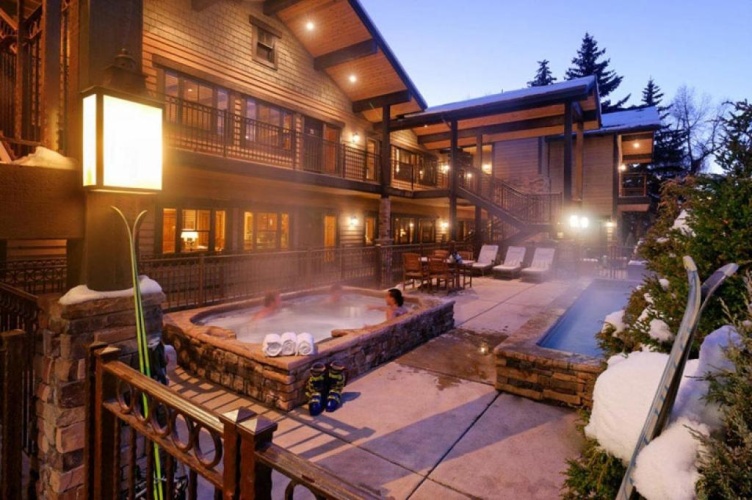 Outside