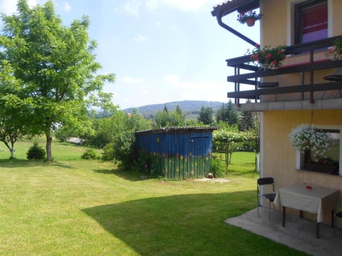 Studio with balcony and with view
