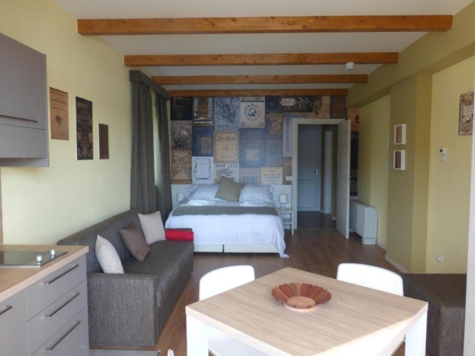 Studio with lake view