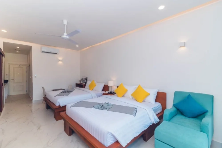 1 Bedroom Deluxe Twin room with garden view