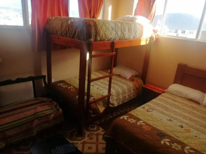 Bed in Dorm with view
