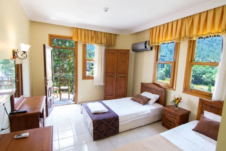 Standard Twin room with balcony and with garden view