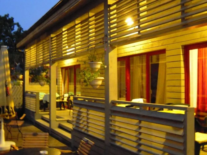 Cottage with balcony