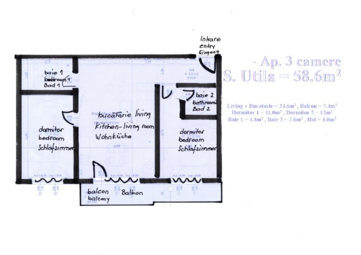 2 Bedrooms Apartment