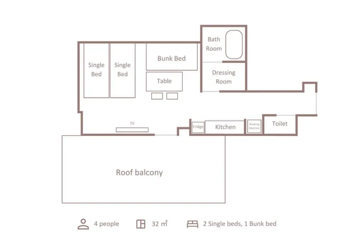 Standard room with balcony