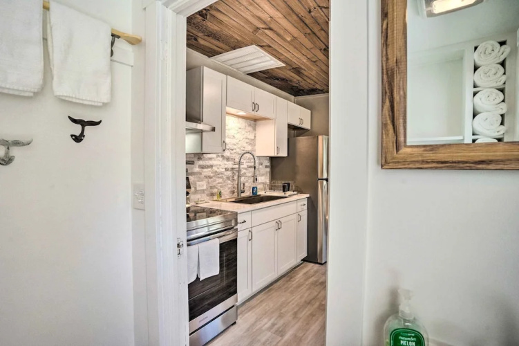 Chic Cottage w/ Private Yard: Steps to Beach!