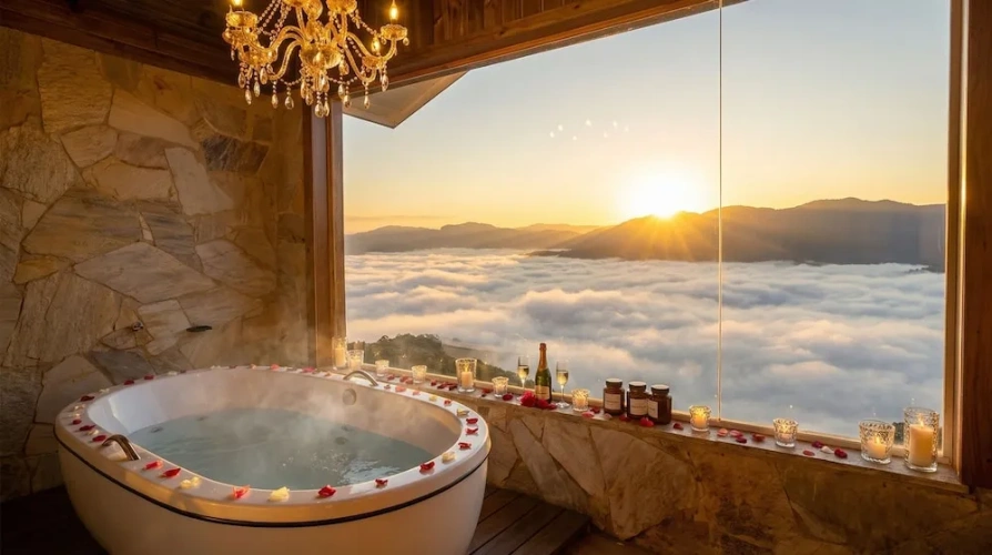 Double Suite with mountain view