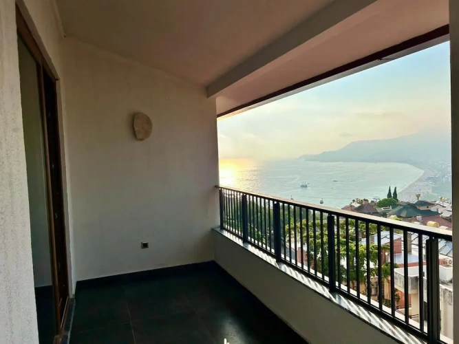 Deluxe Double Penthouse room with balcony and with sea view