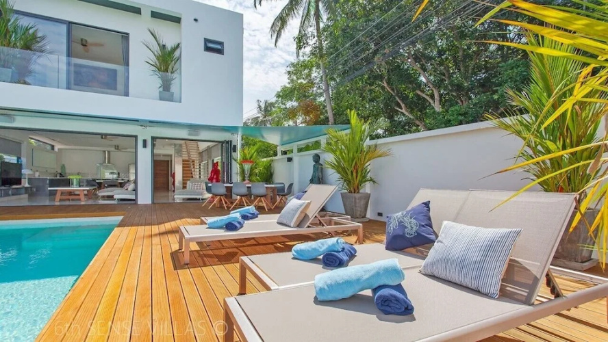 Trendy Modern Chic Villa Samakki Garden