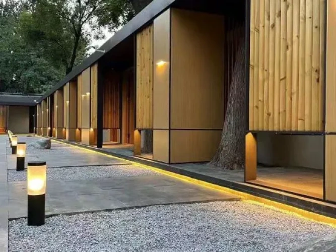 Outside