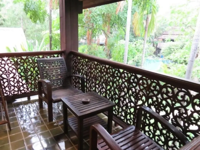 Junior Suite with balcony and with garden view