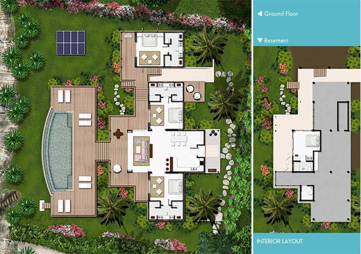 3 Bedrooms Standard room with ocean view