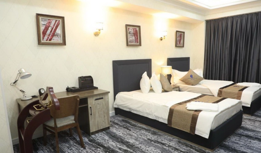 Standard Twin room with balcony and with view
