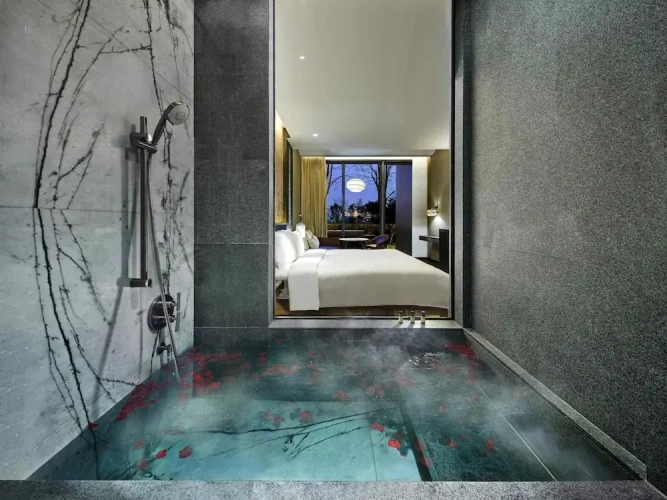 Deluxe Double room with balcony and with garden view