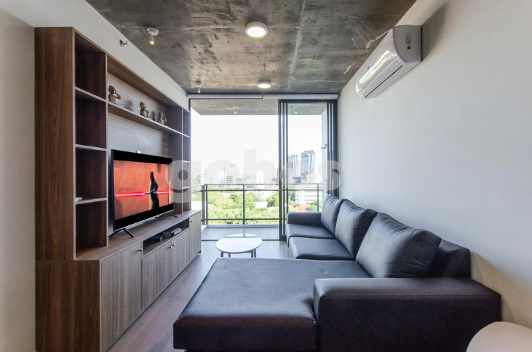 Apartamento de cabaña rústica con cama King 1D009