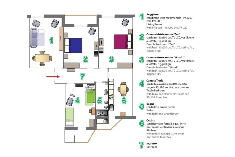 3 Bedrooms Apartment