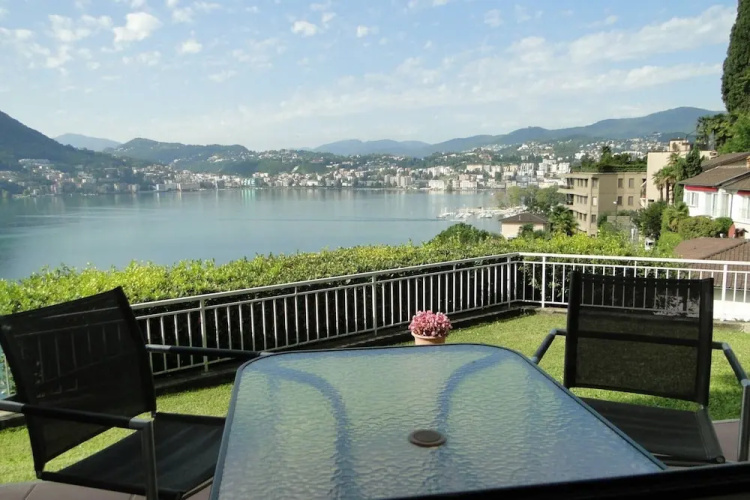 Lugano With Panorama