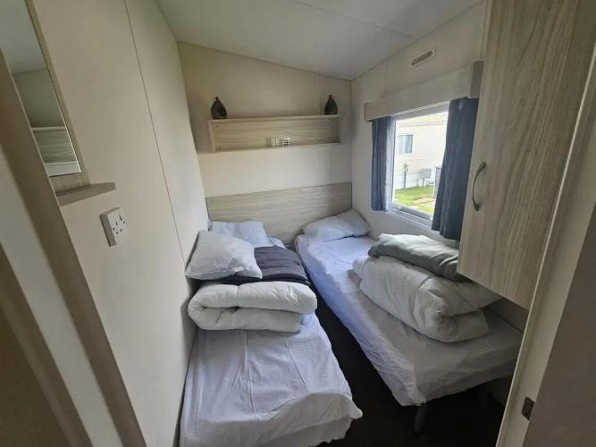 Ruby a Modern Caravan in Rhyl