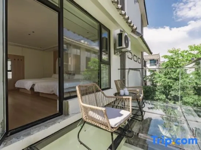 Standard Twin room with balcony and with mountain view