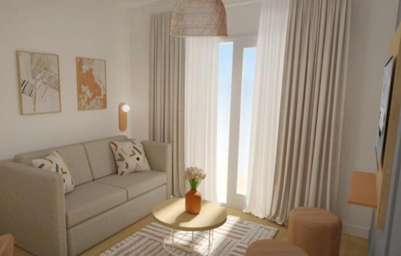 1 Bedroom Quadruple Apartment with balcony