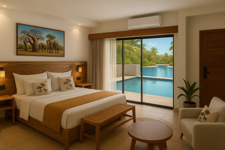 Executive Double Suite with pool view